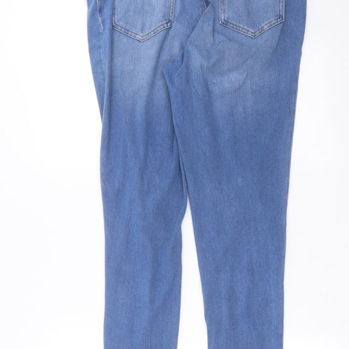 F&F Womens Blue  Denim Jegging Jeans Size 16 L29 in