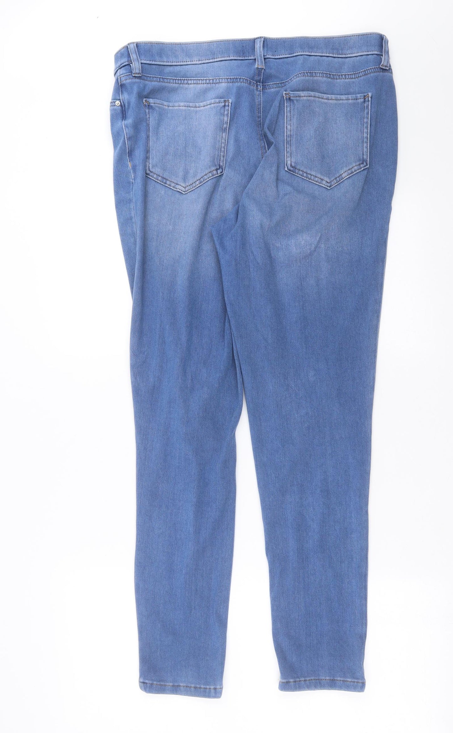F&F Womens Blue  Denim Jegging Jeans Size 16 L29 in