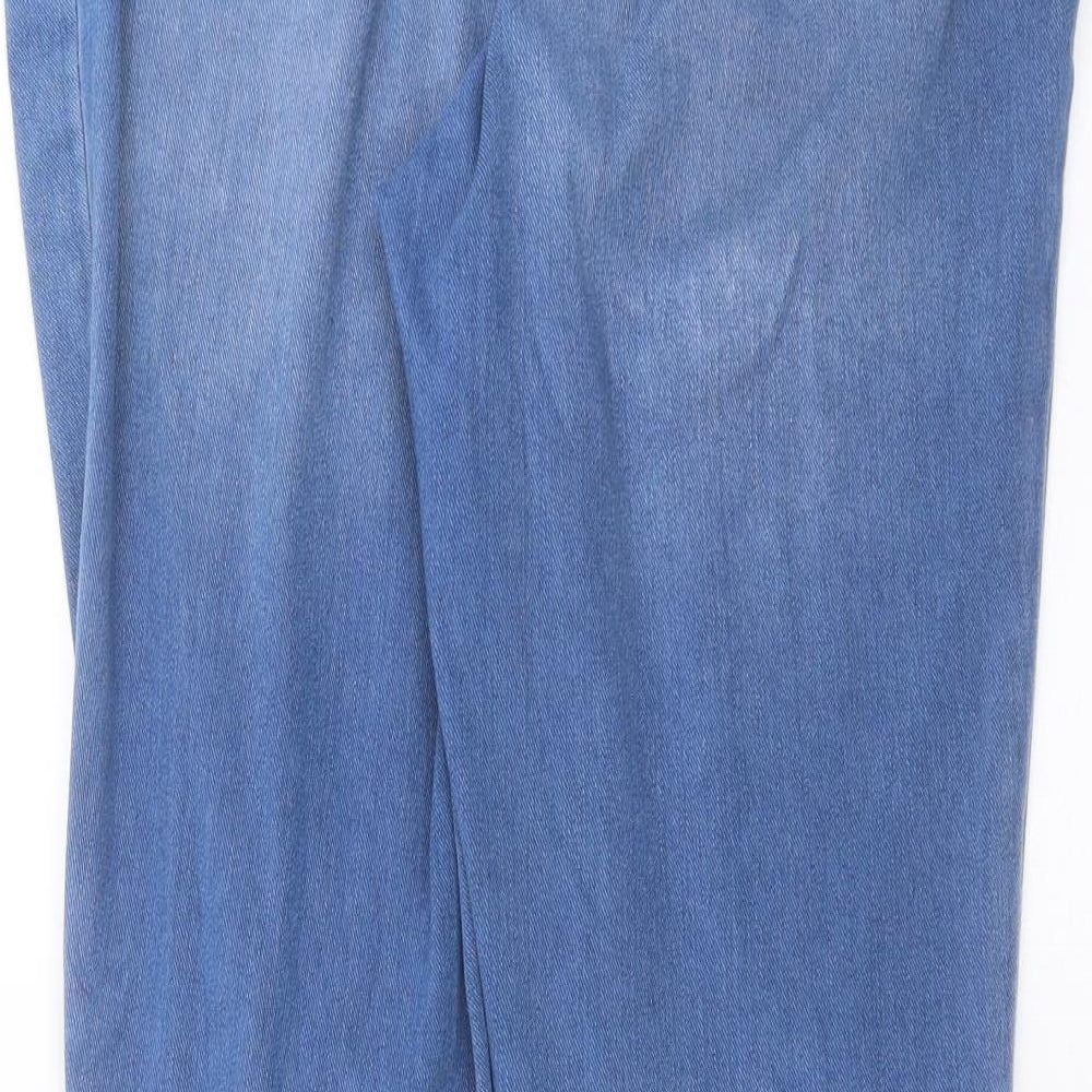F&F Womens Blue  Denim Jegging Jeans Size 16 L29 in