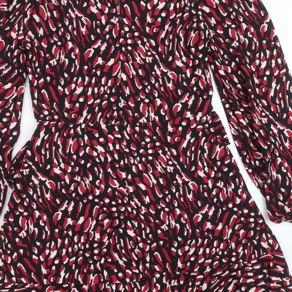 River Island Womens Black Geometric  Shift  Size 8