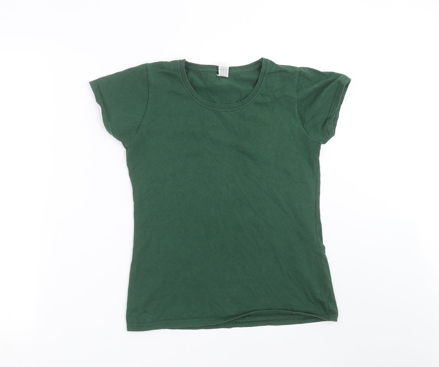 Fruit of the Loom Womens Green   Basic T-Shirt Size S