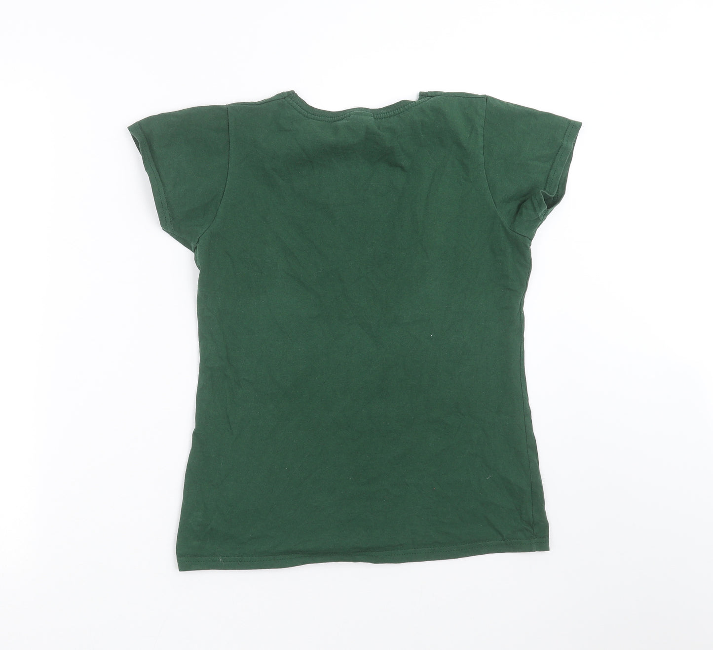 Fruit of the Loom Womens Green   Basic T-Shirt Size S