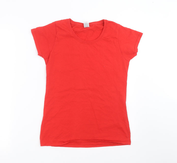 Fruit of the Loom Womens Red   Basic T-Shirt Size S