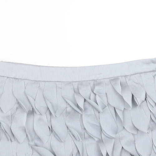 RAVI FAMOUS Womens Grey   Mini Skirt Size M