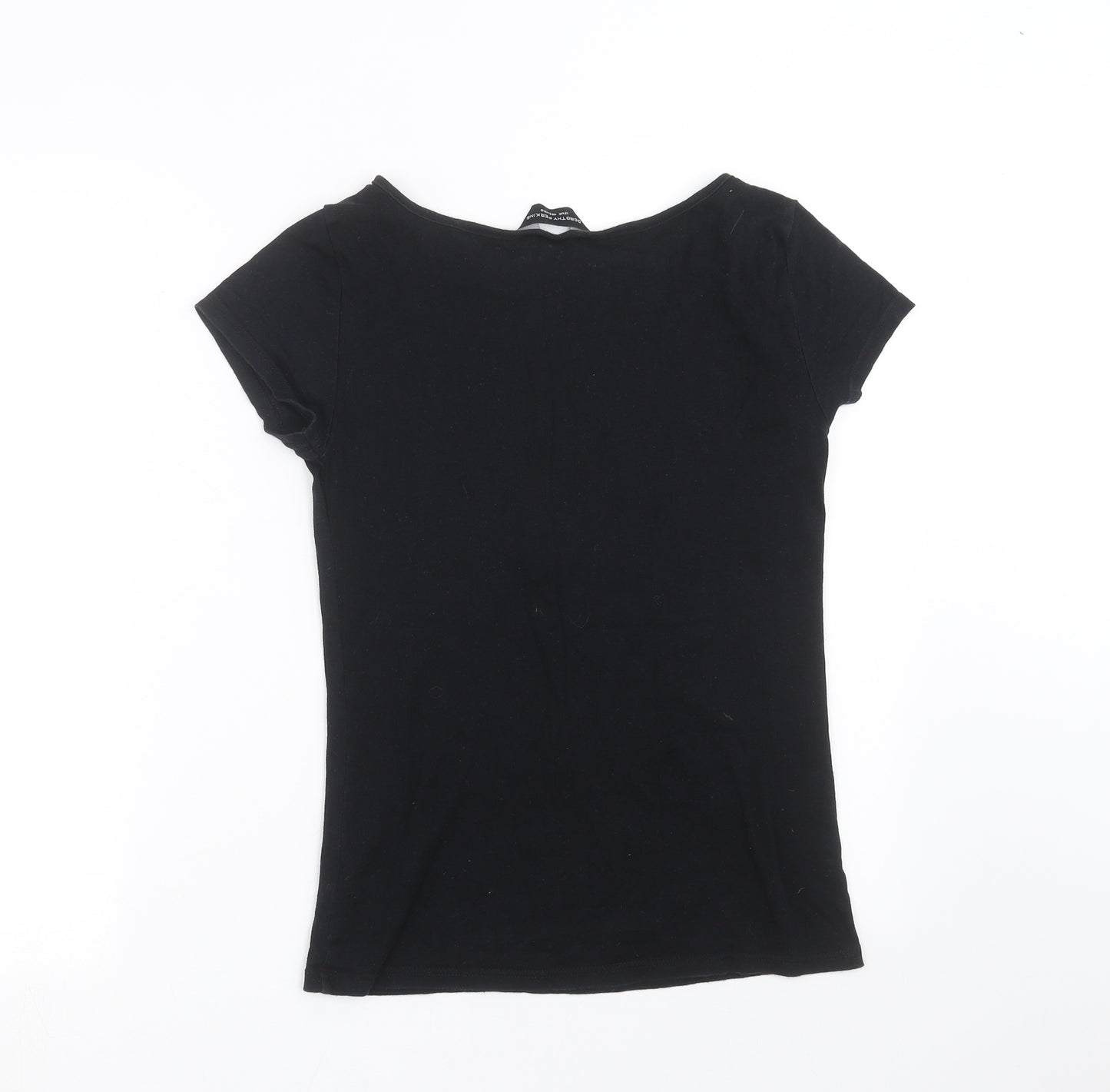 Dorothy Perkins Womens Black   Basic T-Shirt Size 12