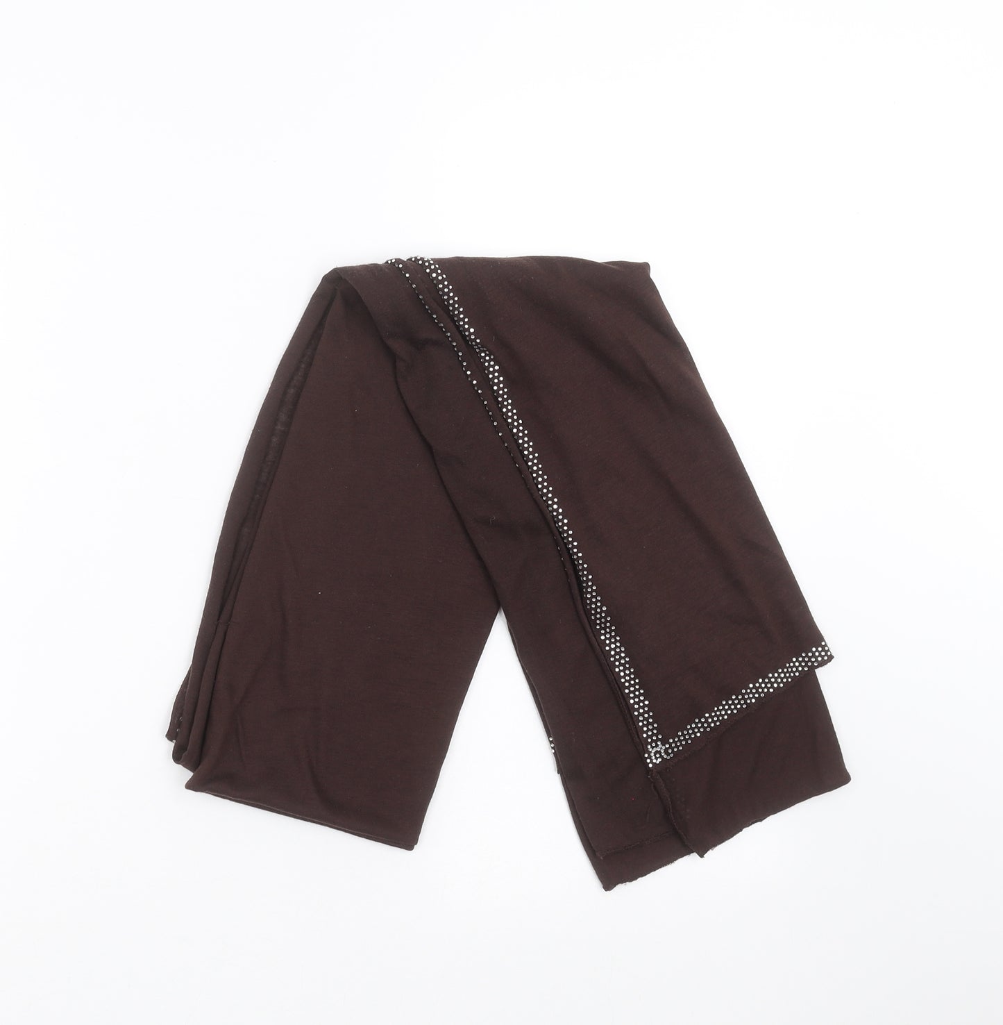 Preworn Womens Brown    Shawl/Wrap   - Rhinestone detail