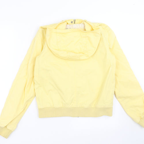 YISHION SPORTS Womens Yellow   Jacket Coat Size M
