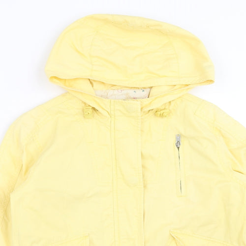YISHION SPORTS Womens Yellow   Jacket Coat Size M