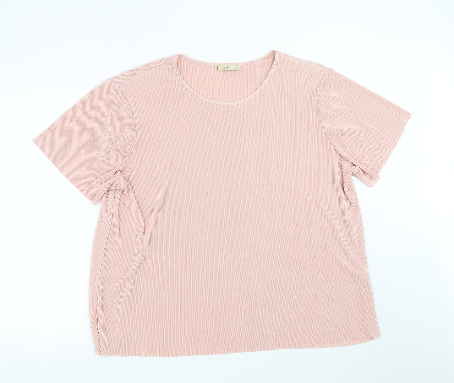 Z by Z Womens Pink   Basic Blouse Size S