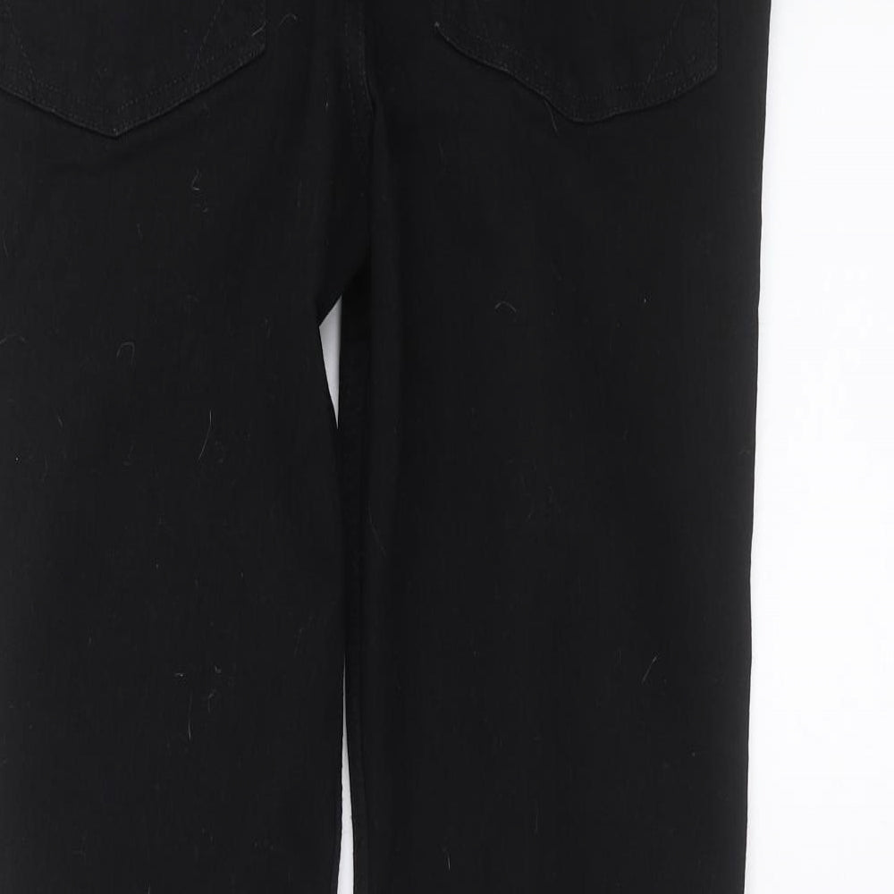 Boohoo MAN Mens Black  Denim Straight Jeans Size 36 in L30 in