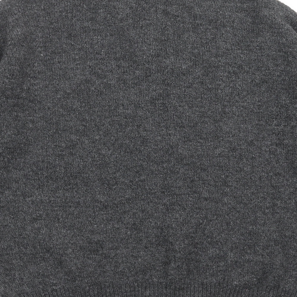 F&F Womens Grey  Knit Pullover Jumper Size 10  - star