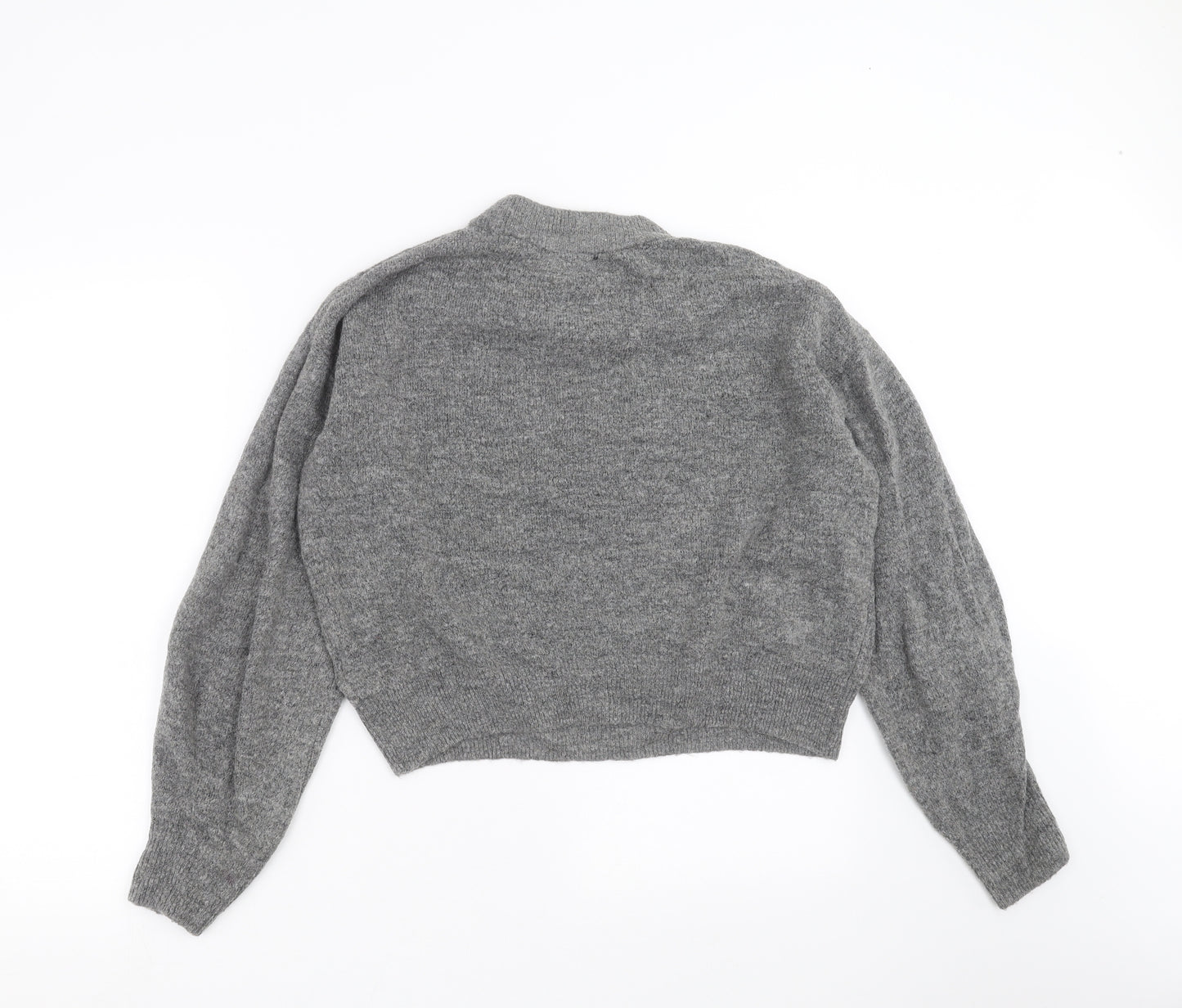 H&M Womens Grey  Knit Pullover Jumper Size S  - sequins