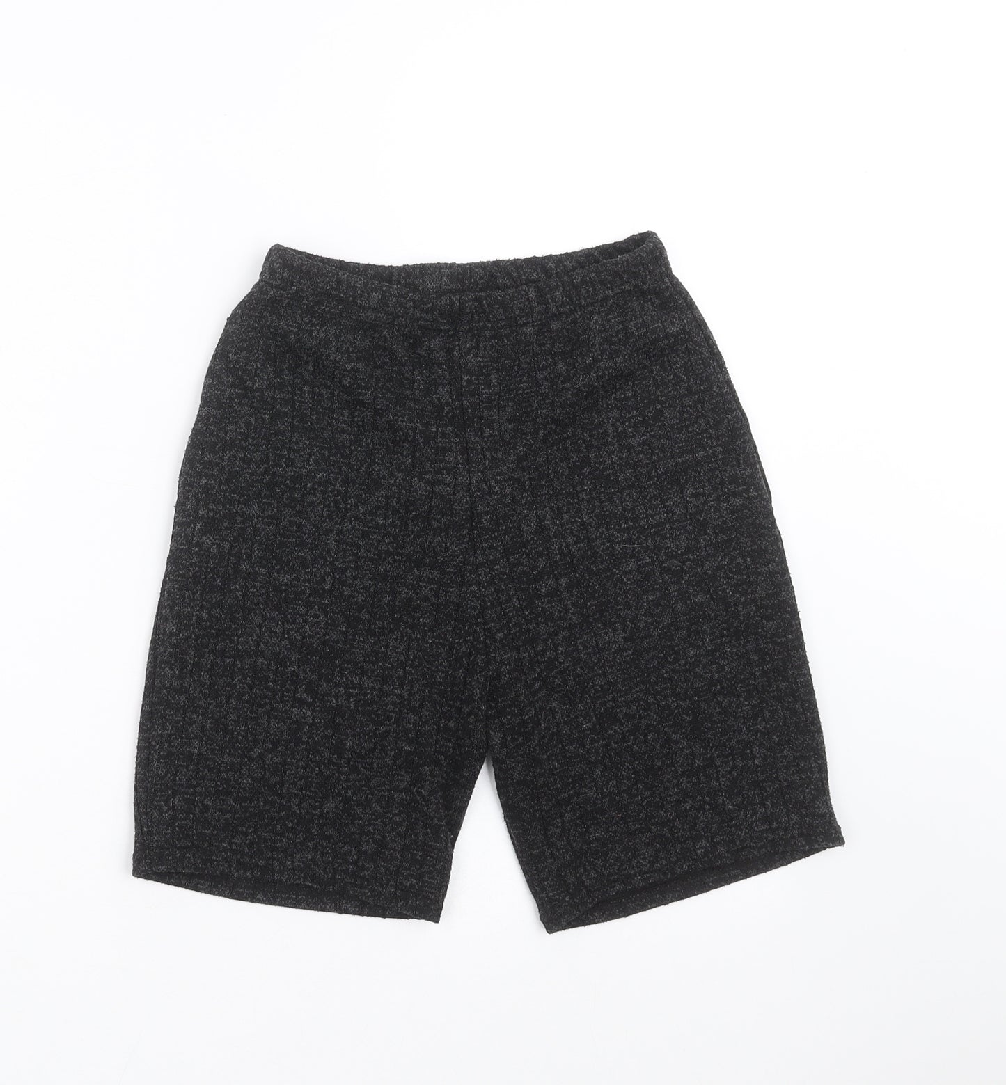 Missguided Womens Grey Striped  Biker Shorts Size S