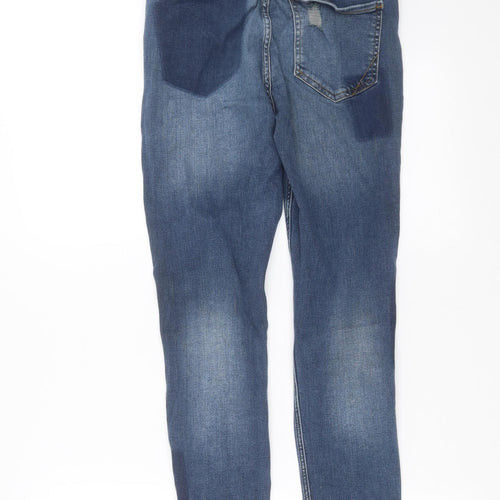 River Island Womens Blue  Denim Skinny Jeans Size 12 L25 in