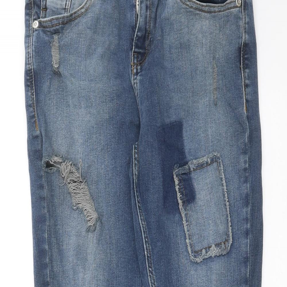 River Island Womens Blue  Denim Skinny Jeans Size 12 L25 in
