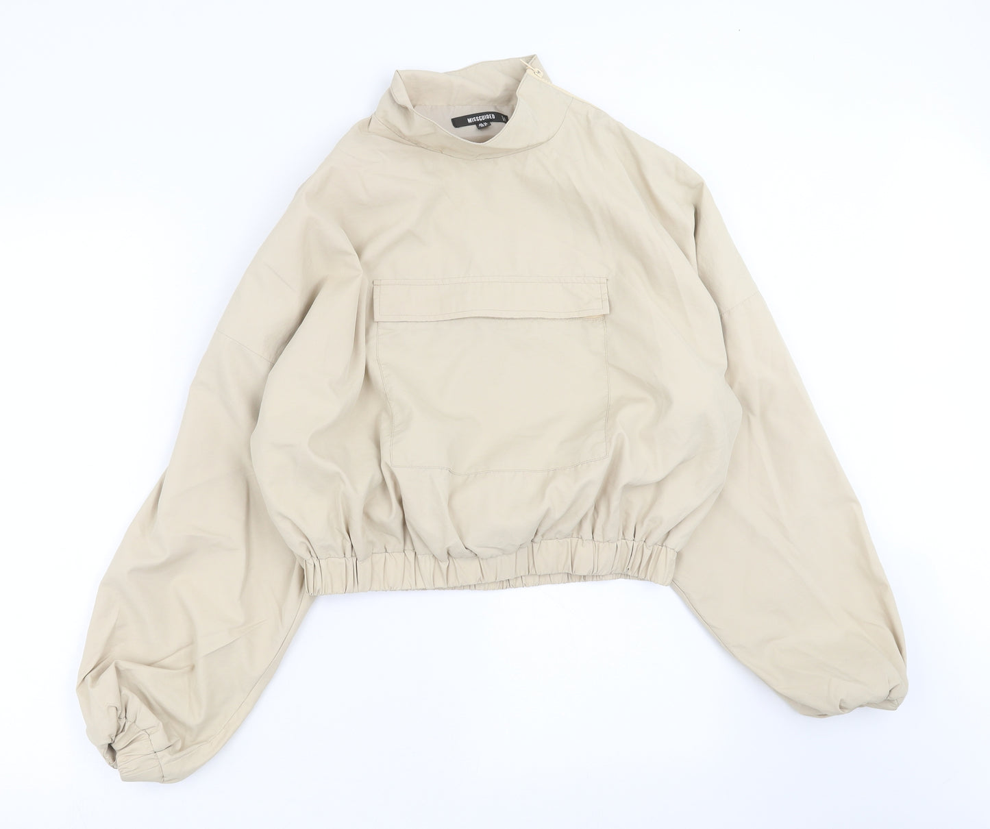 Missguided Womens Beige   Jacket  Size 10