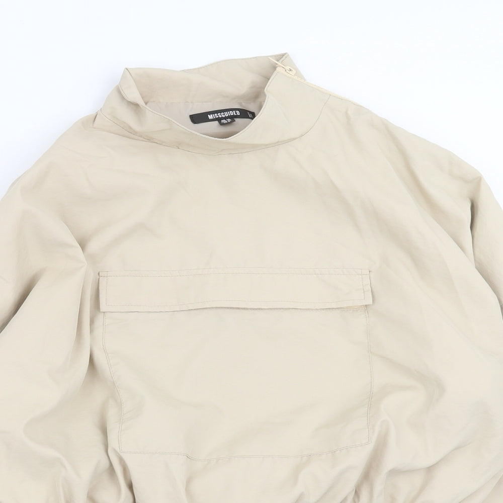 Missguided Womens Beige   Jacket  Size 10