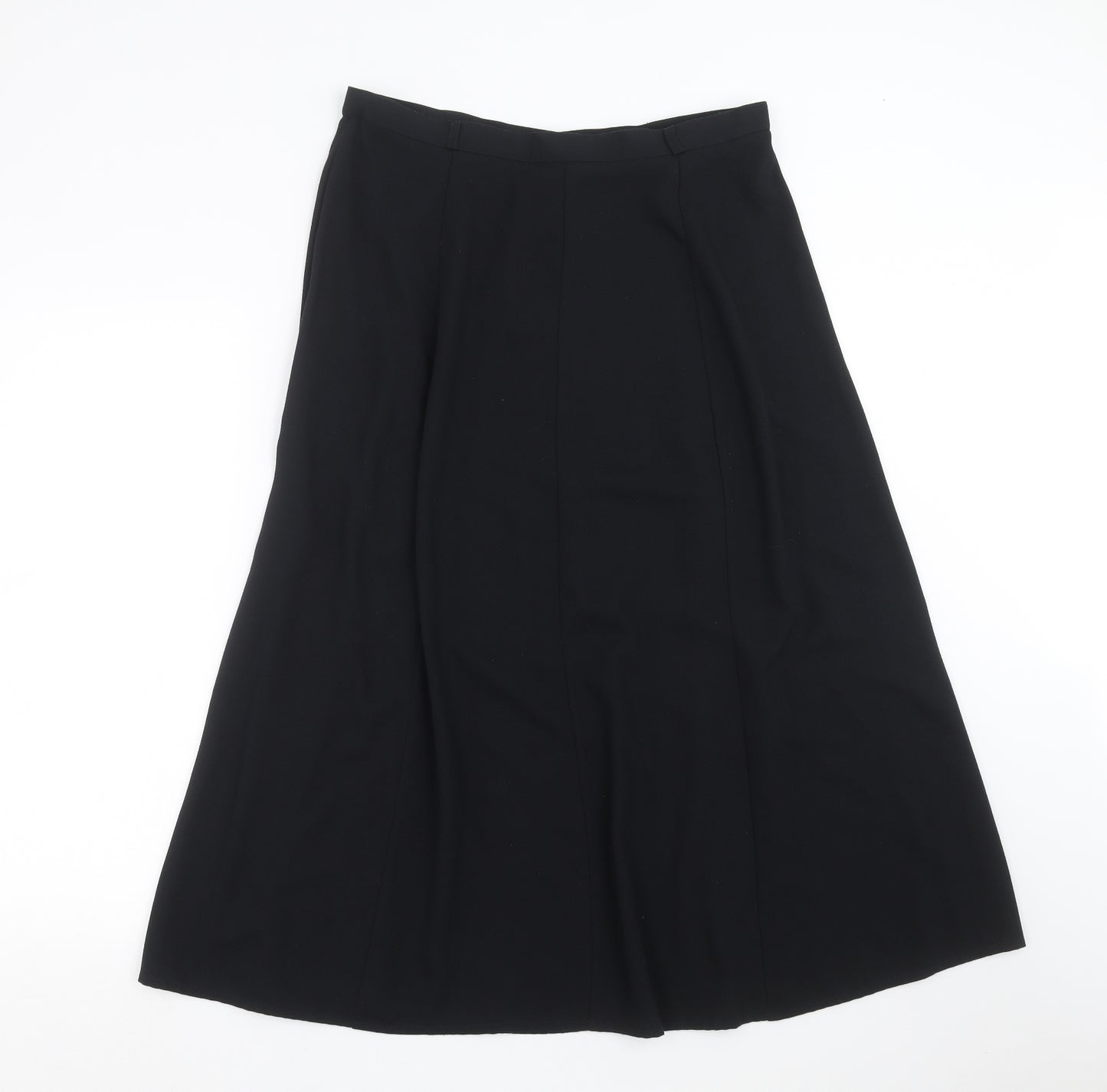 Preworn Womens Black   A-Line Skirt Size 10