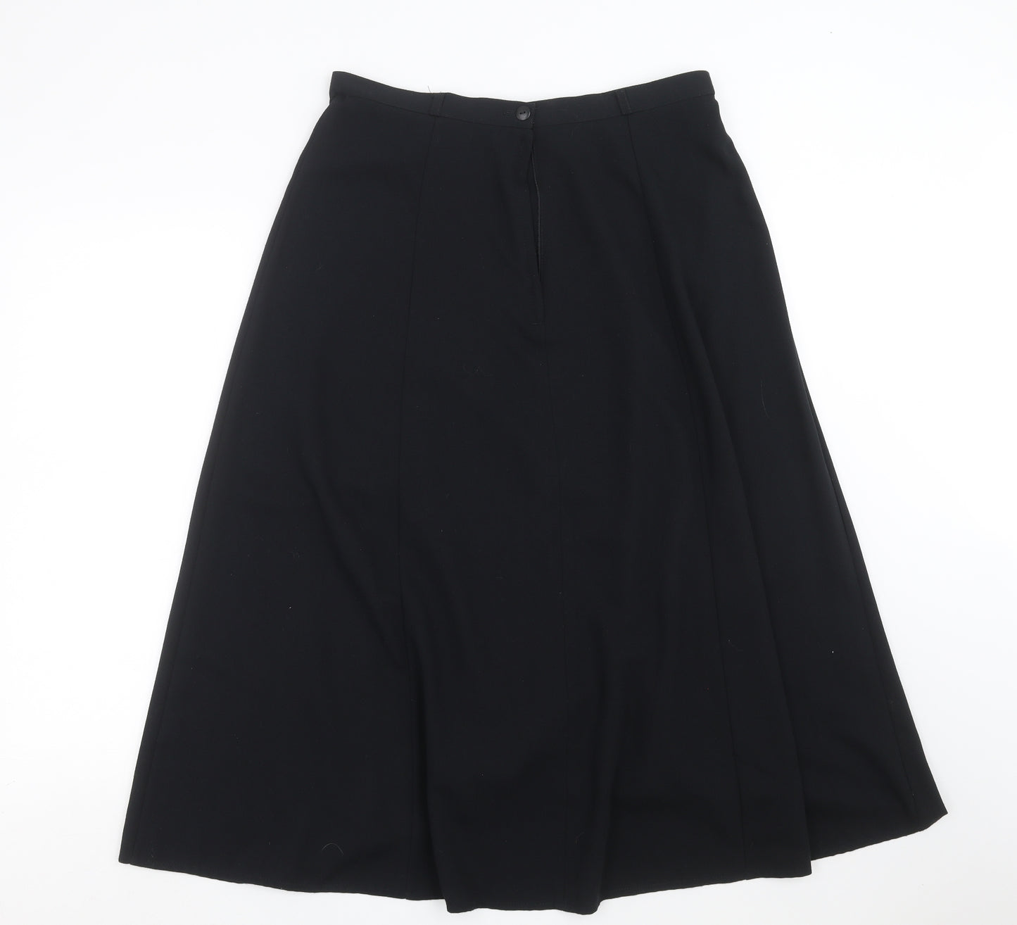 Preworn Womens Black   A-Line Skirt Size 10