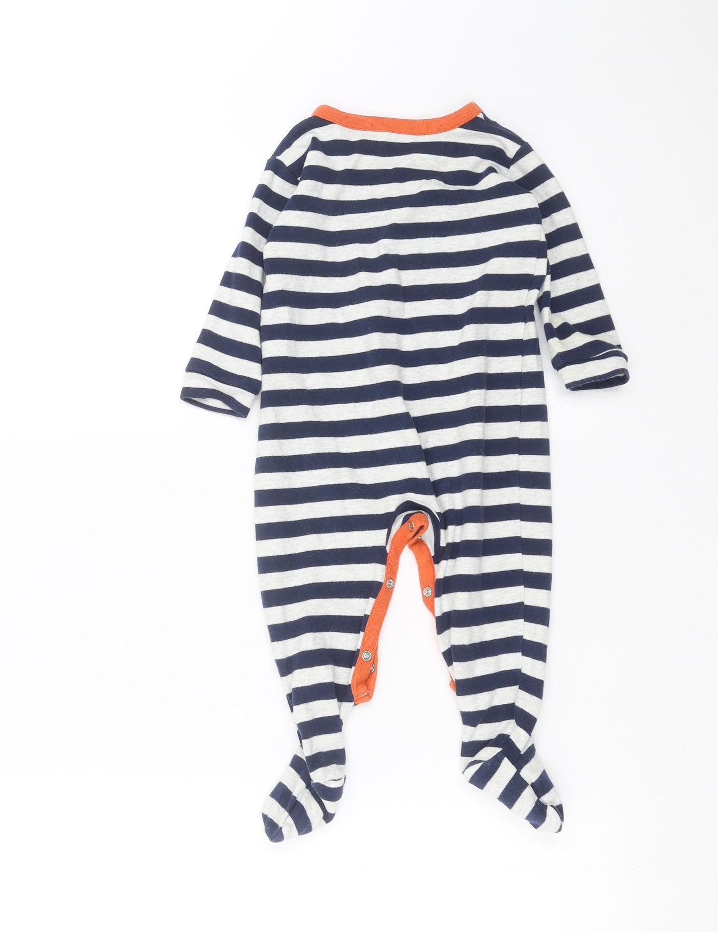 NEXT Baby Blue Striped  Babygrow One-Piece Size 12-18 Months
