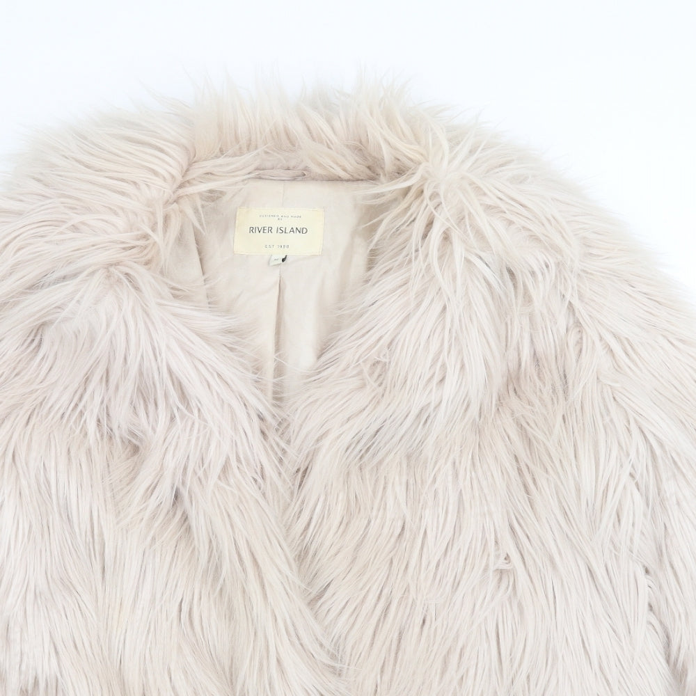 River Island Womens Pink   Jacket Coat Size 12