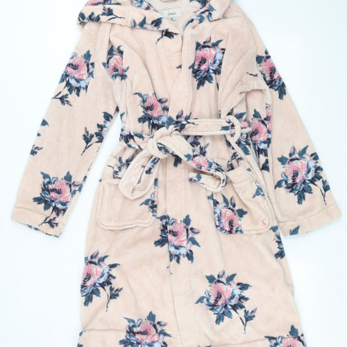 Joules Womens Pink Floral  Top Robe Size S