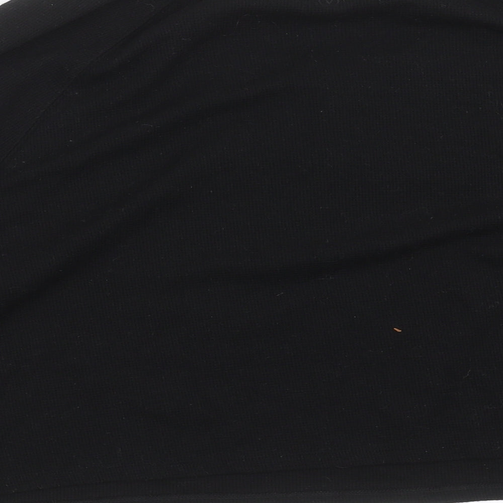 Victoria's Secret  Womens Black Solid  Top Pyjama Top Size L