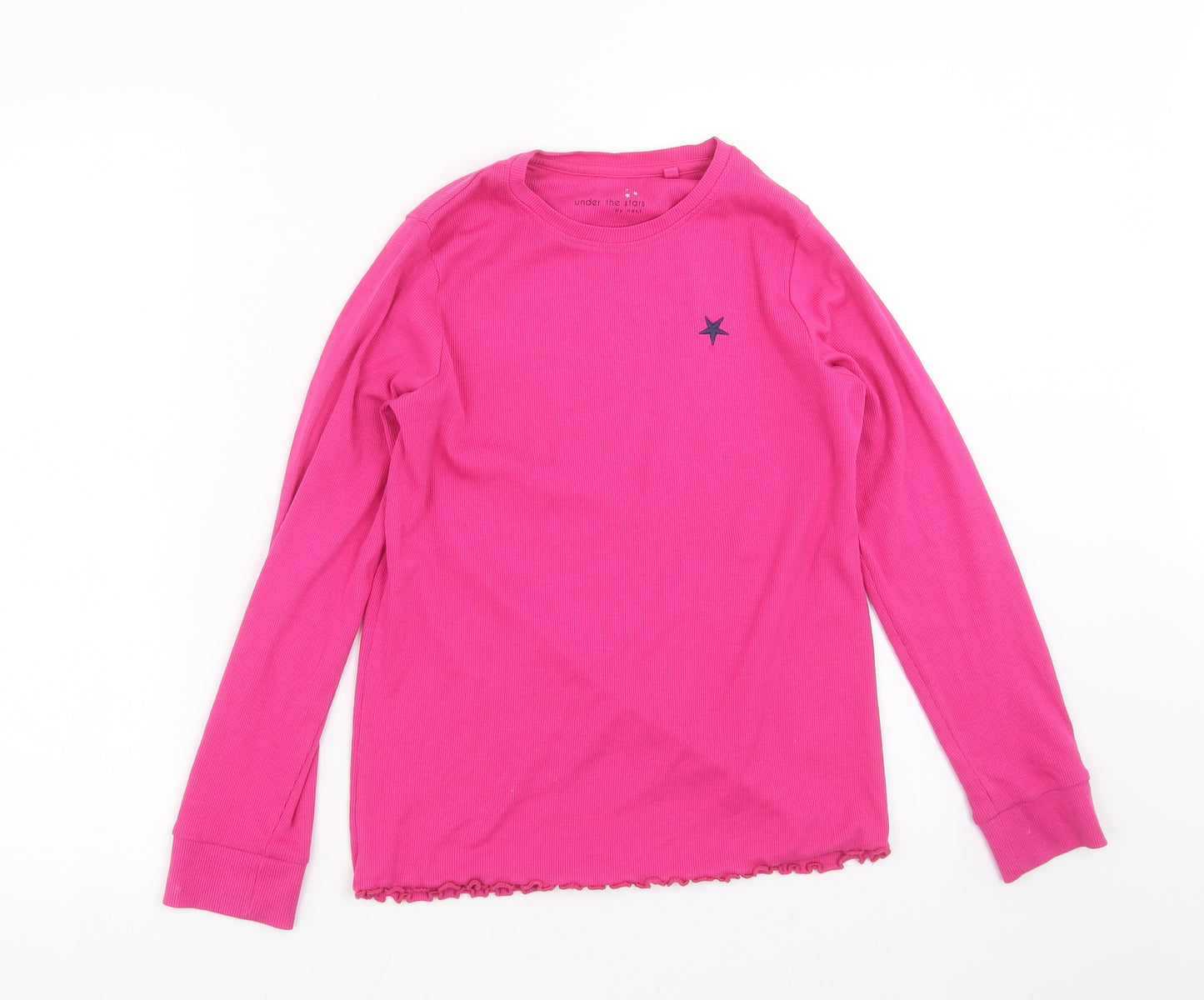 NEXT Girls Pink Solid  Top Pyjama Top Size 11 Years