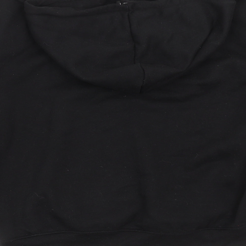 PRETTYLITTLETHING Womens Black   Pullover Hoodie Size M