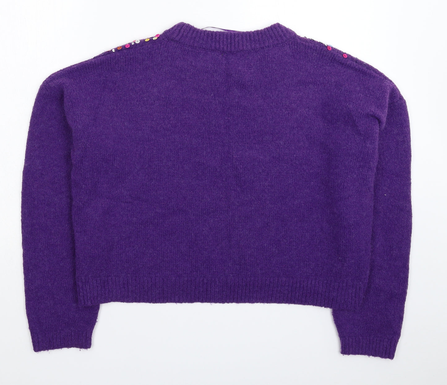 Primark Womens Purple  Knit Pullover Jumper Size 14