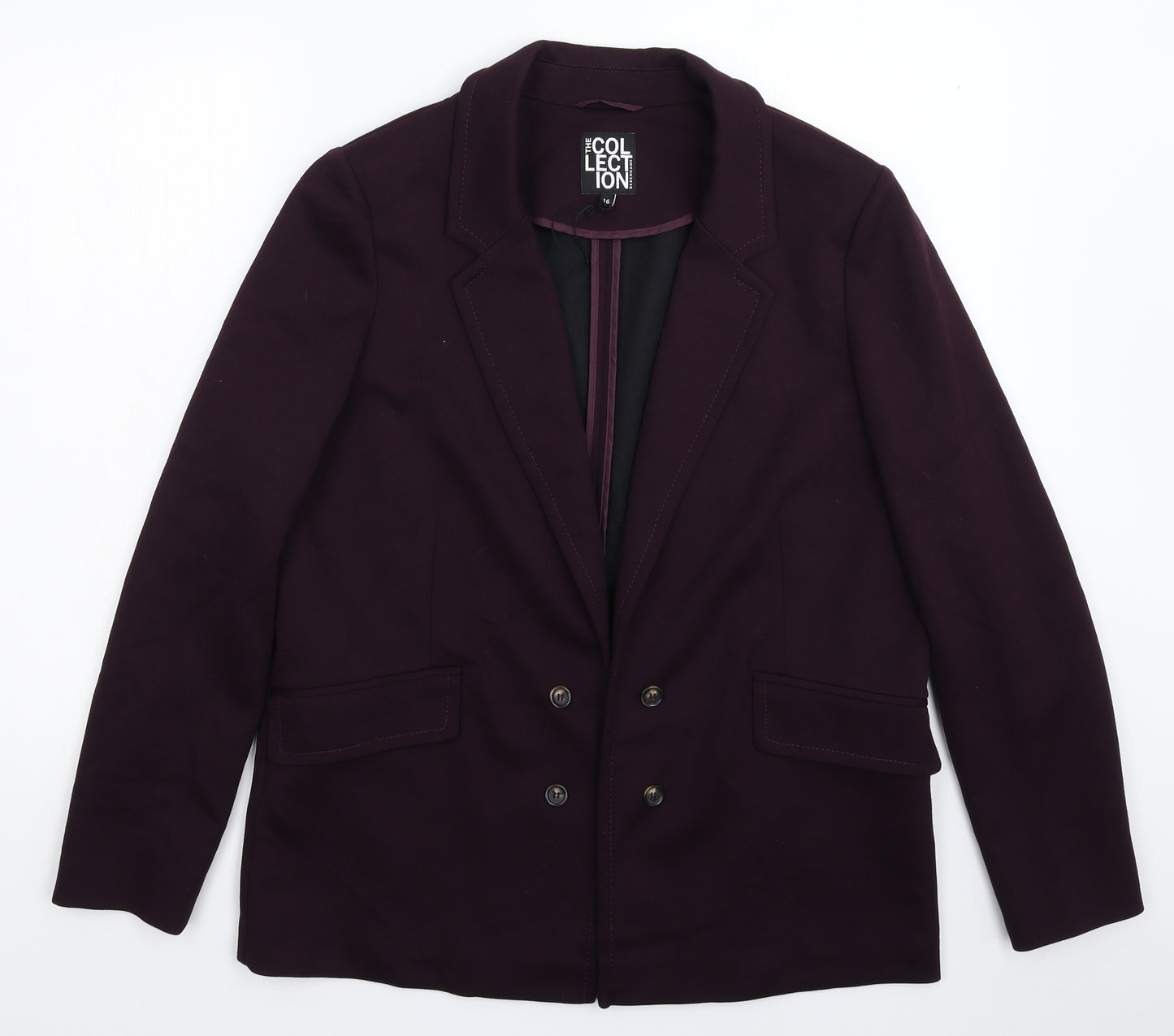 Debenhams Womens Purple   Jacket Blazer Size 16