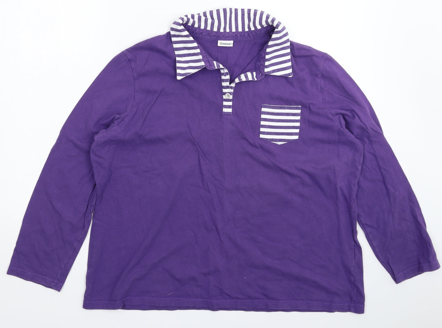 Damart Womens Purple   Basic T-Shirt Size 24