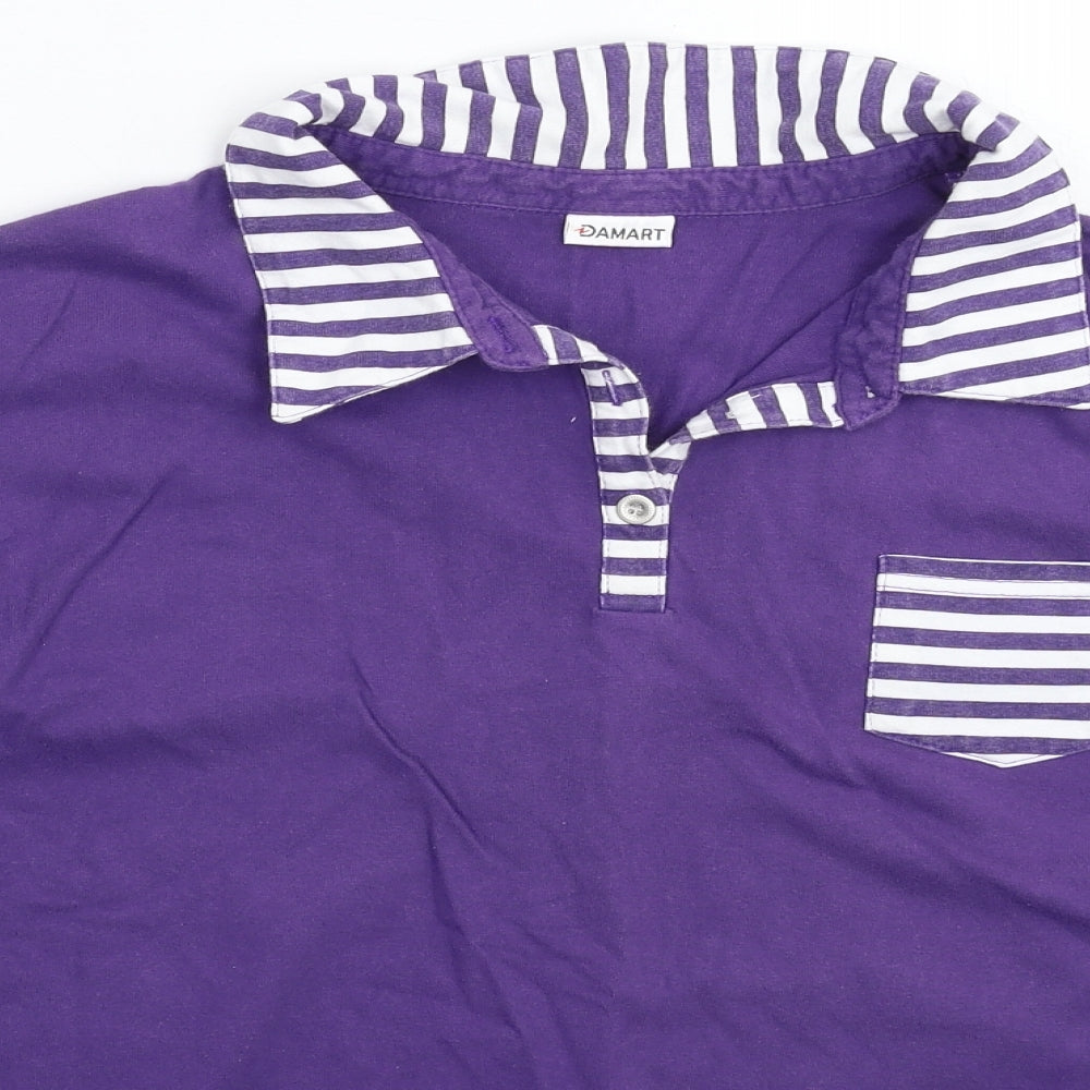 Damart Womens Purple   Basic T-Shirt Size 24
