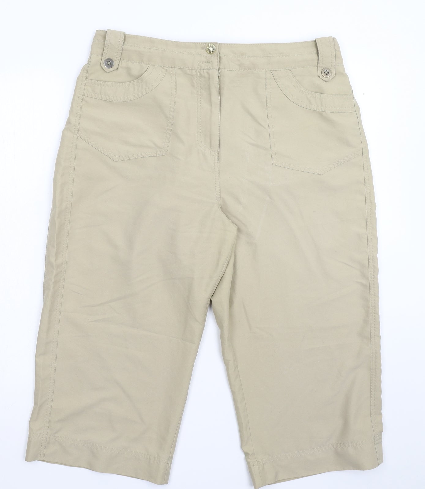 BHS Womens Beige   Bermuda Shorts Size 18