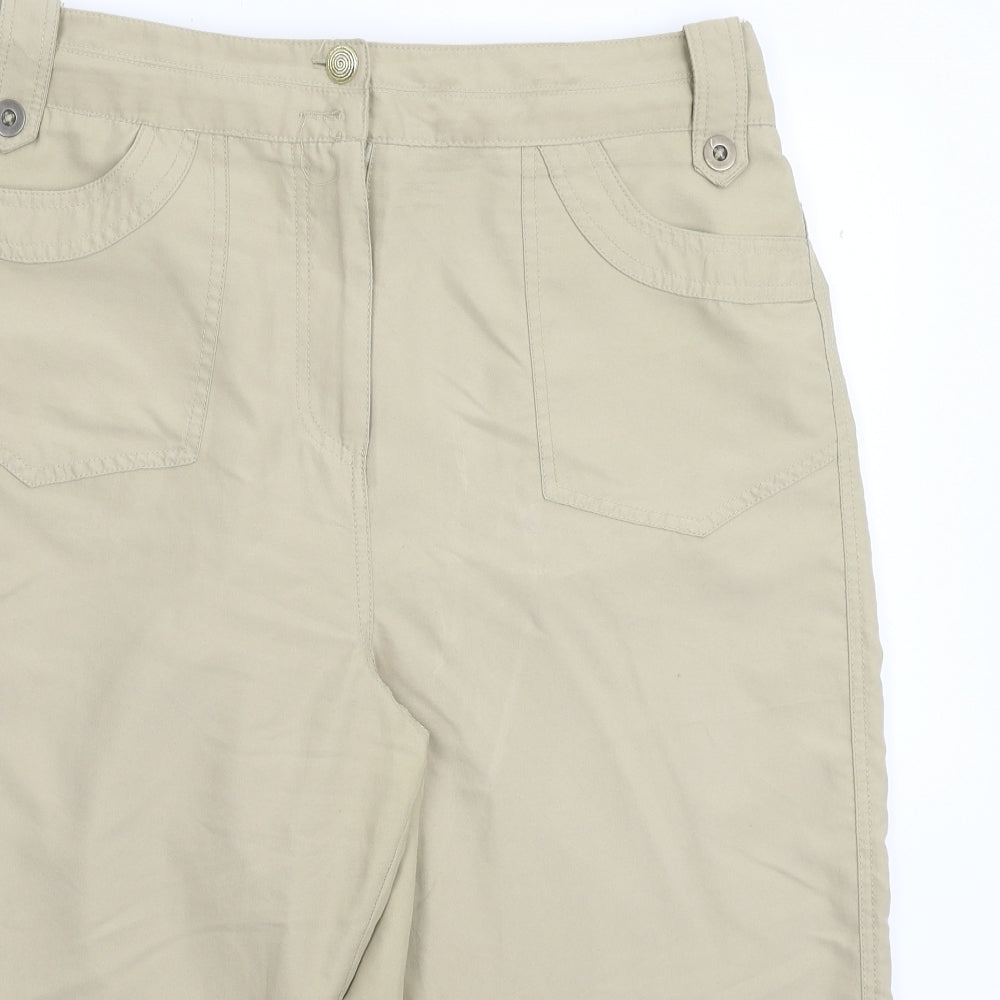 BHS Womens Beige   Bermuda Shorts Size 18