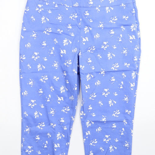 Preworn Womens Blue   Cropped Trousers Size 36 in L21 in