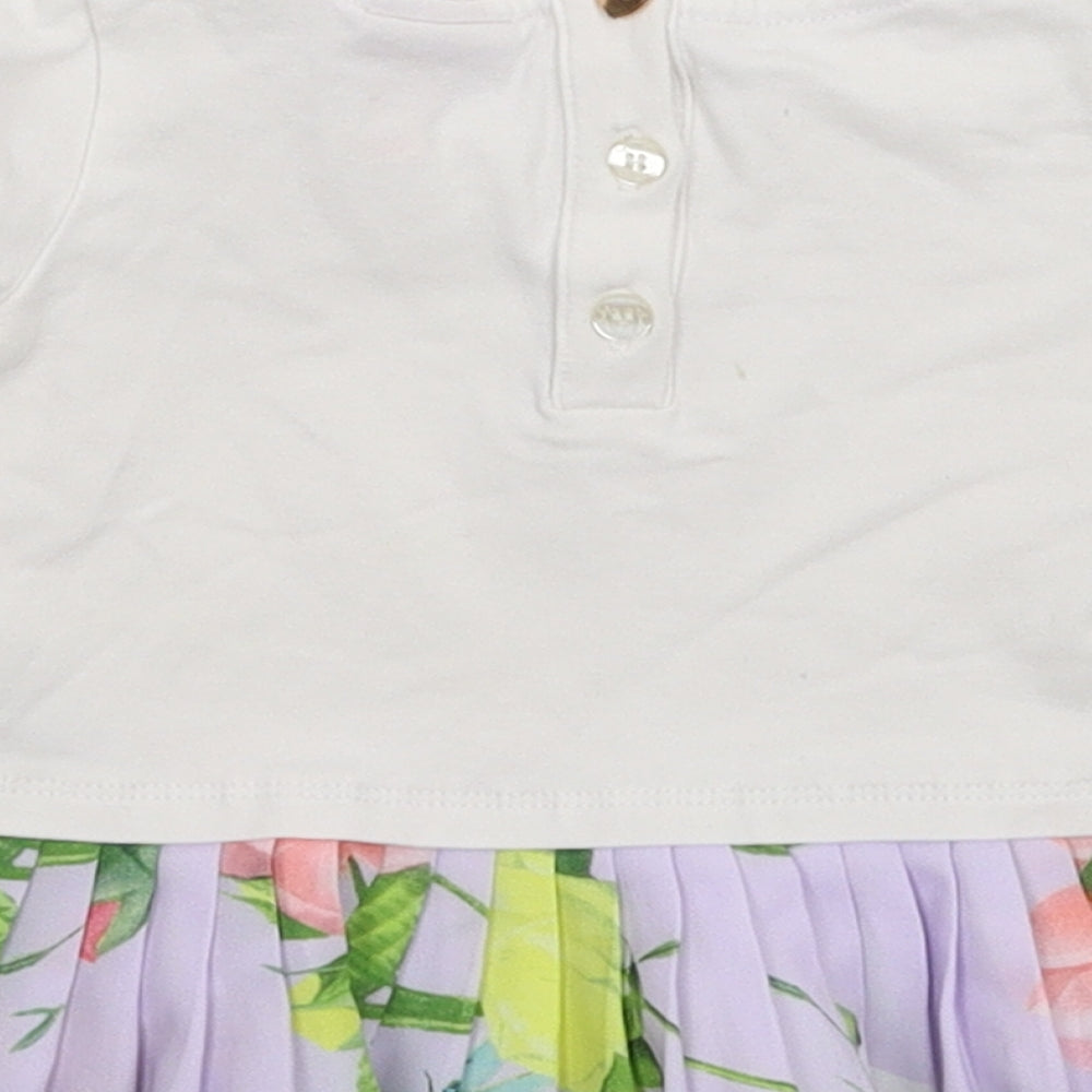 Ted Baker Girls White   Basic T-Shirt Size 3-6 Months