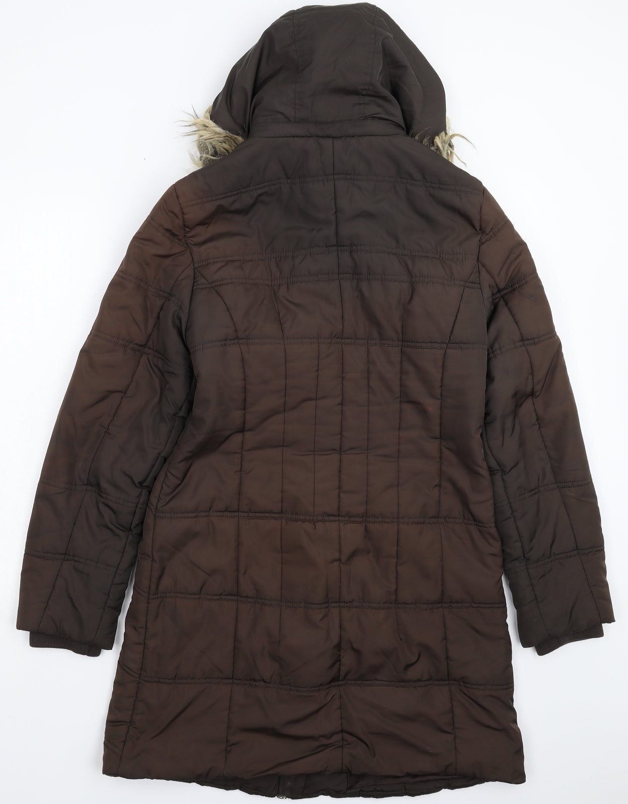 Kaliko Womens Grey   Parka Coat Size 12