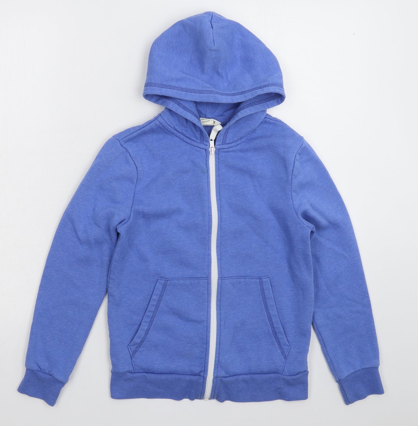 H&M Boys Blue   Full Zip Hoodie Size 9-10 Years