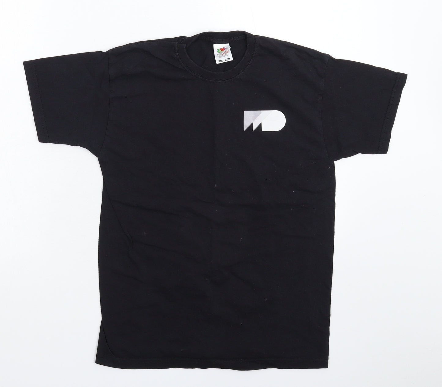 Fruit of the Loom Boys Black   Basic T-Shirt Size 12-13 Years