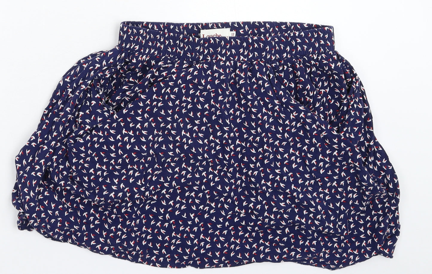 Louche Womens Blue   Mini Skirt Size 12