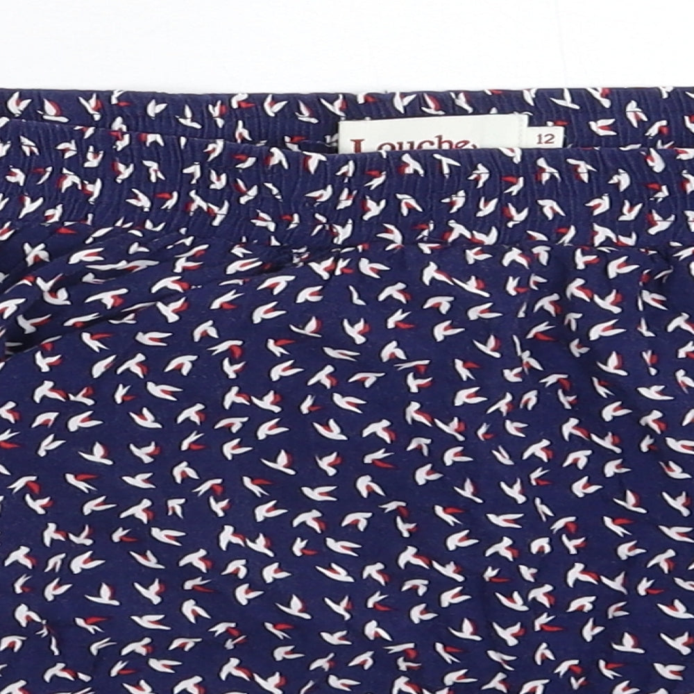 Louche Womens Blue   Mini Skirt Size 12
