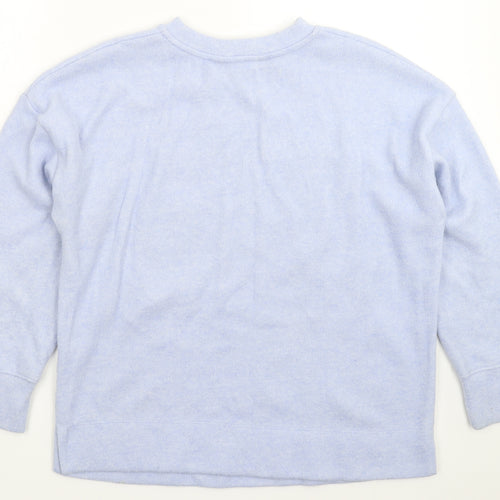 F&F Womens Blue  Knit Pullover Jumper Size 12