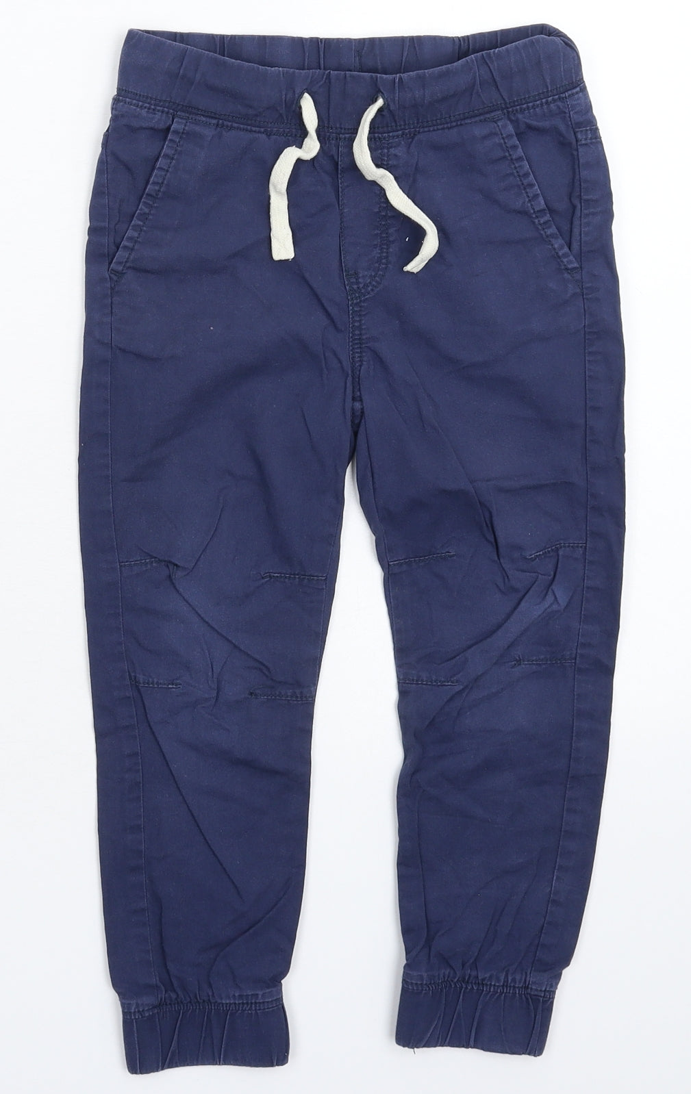 H&M Boys Blue   Chino Trousers Size 5-6 Years