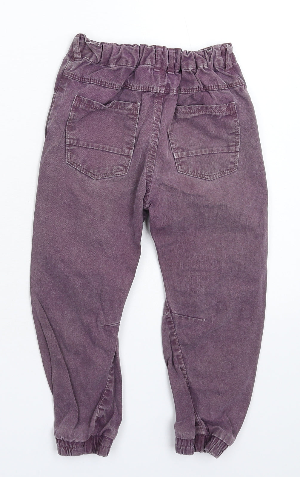 George Boys Purple  Denim Straight Jeans Size 4-5 Years