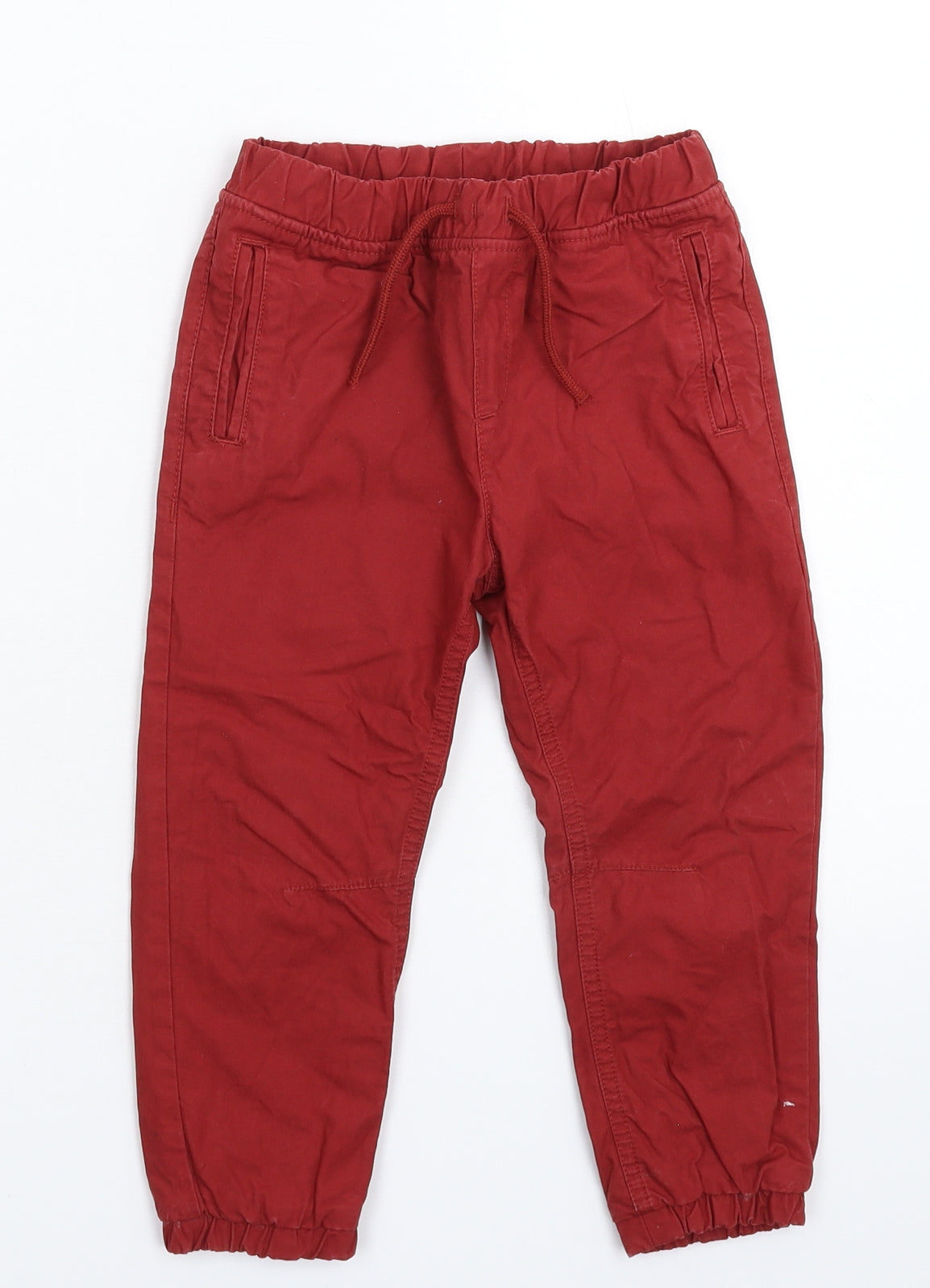 Outfit Boys Red   Jogger Trousers Size 3-4 Years