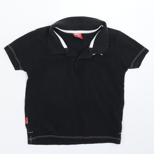 Slazenger Boys Black   Basic Polo Size 3-4 Years