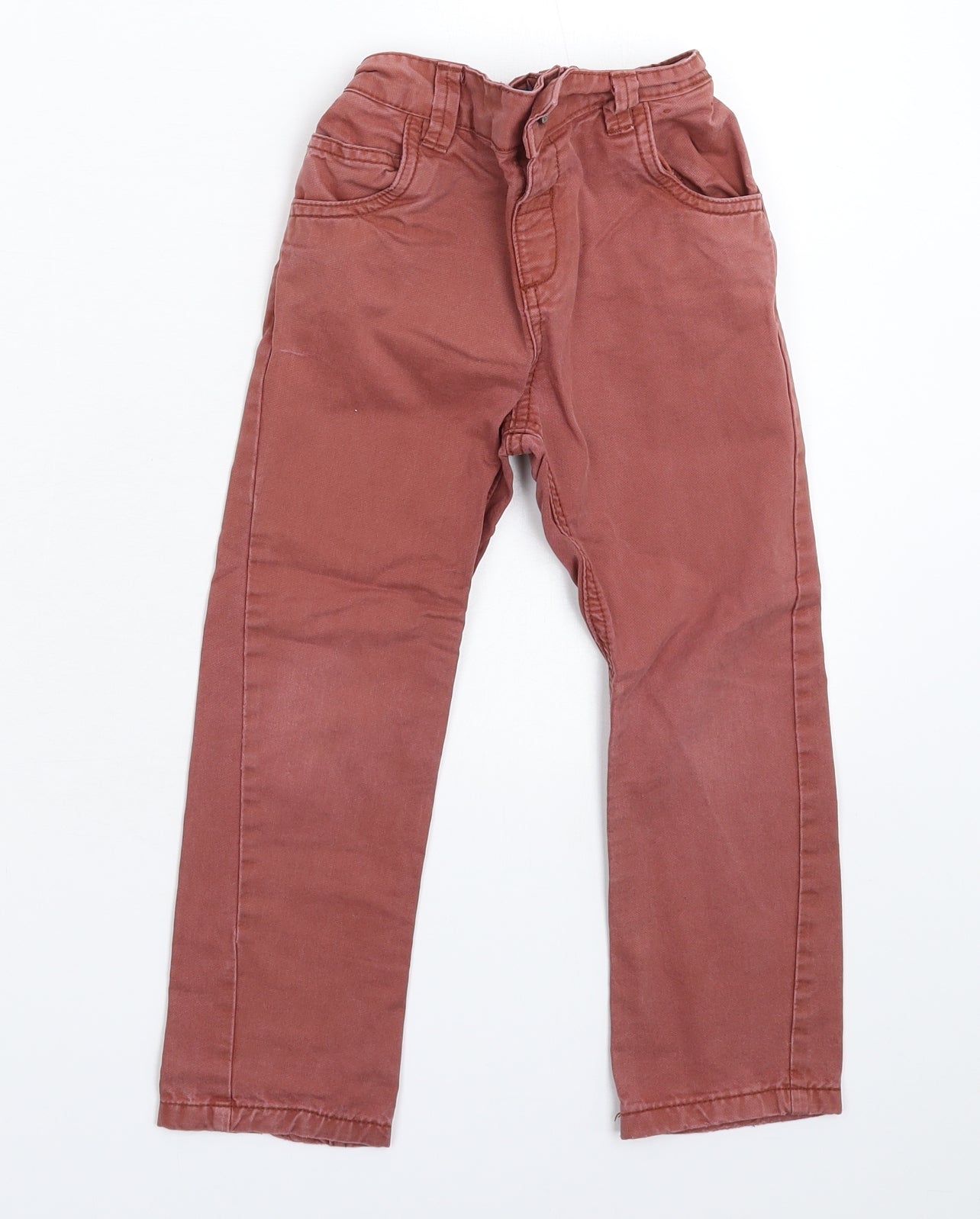 TU Boys Brown  Denim Straight Jeans Size 4-5 Years