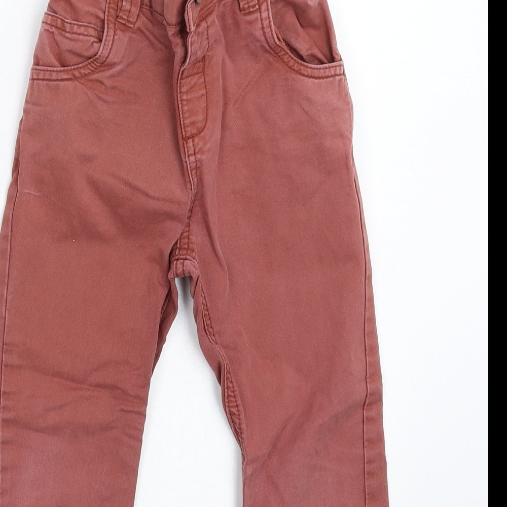 TU Boys Brown  Denim Straight Jeans Size 4-5 Years