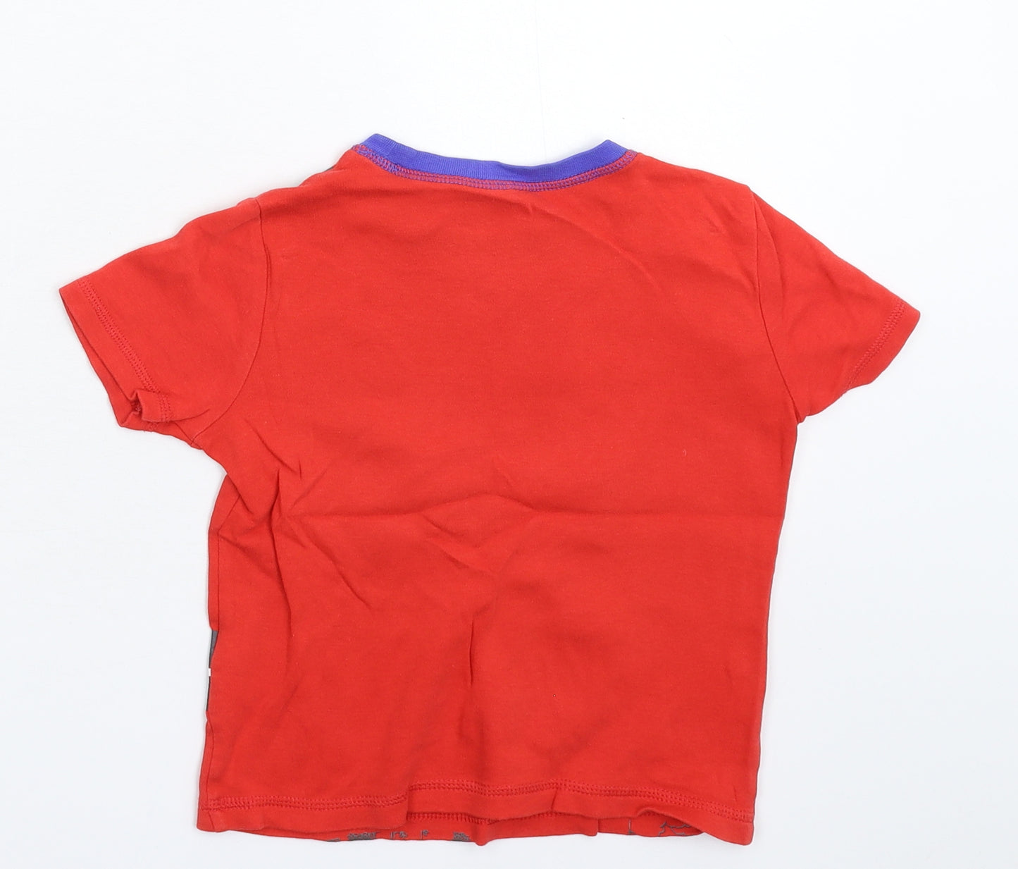 George Boys Red   Basic T-Shirt Size 4-5 Years